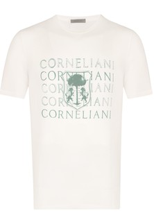 Футболка мужская Corneliani 128471 белая 52 IT