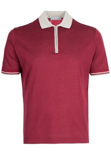 Футболка мужская Cortigiani 115264 бордовая 54 IT