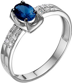 Кольцо из белого золота с бриллиантом р. 17,5 Империал K0909-222 Imperial