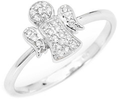 Кольцо из серебра с фианитом р. 17 AMEN RA Amen.