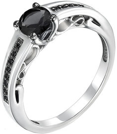 Кольцо из белого золота с бриллиантом р. 18,5 Империал K0180-205 Imperial