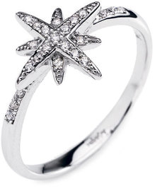 Кольцо из серебра с фианитом р. 17,5 AMEN RCDS Amen.