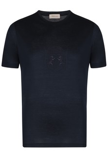 Футболка мужская Corneliani 128475 синяя 56 IT