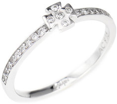 Кольцо из серебра с фианитом р. 17,5 AMEN RZ5 Amen.