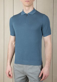 Футболка мужская Corneliani 105243 голубая 58 IT
