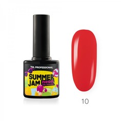Гель-лак TNL Neon Summer Jam №10 - неоновый арбуз (10 мл)