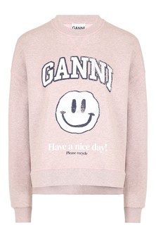Свитшот женский GANNI 124770 розовый S