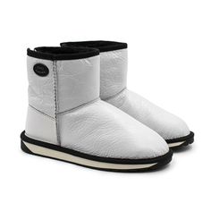 Угги женские Emu Australia Stinger Mini Zip W12306 белые 36 EU