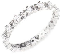 Кольцо из серебра с фианитом р. 17 AMEN RZ7 Amen.