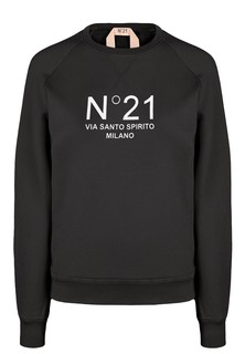 Свитшот женский NO.21 131689 черный 38 IT