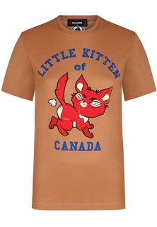 Футболка женская DSquared2 136951 бежевая XS