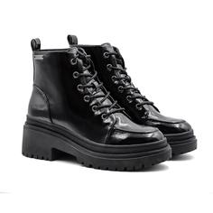 Ботинки женские Pepe Jeans London ROCK LACES PLS50427 черные 40 EU