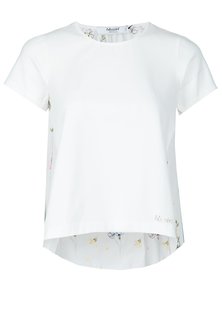 Футболка женская Blugirl 104789 белая 42 IT