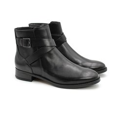 Полусапоги женские Clarks Hamble Buckle 26151008 черные 39.5 EU