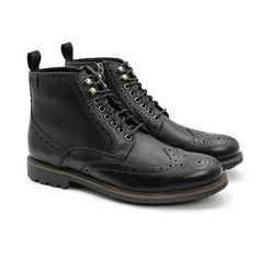 Ботинки мужские Clarks Bowzer Hi 26162762 черные 42.5 EU