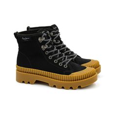 Ботинки женские Pepe Jeans London ASCOT DESERT FUR PLS50430 черные 37 EU