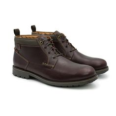 Ботинки мужские Clarks Bowzer Peak 26163877 коричневые 45 EU