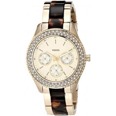 Наручные часы женские Fossil ES4756 золотистые/коричневые
