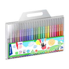 Фломастеры "Жил-был кот", 24 цвета Berlingo