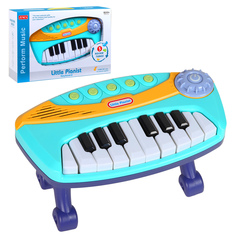 Синтезатор JUNCA со стойкой голубой JB0333691 Smart Baby