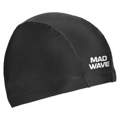 Шапочка для плавания Mad Wave Adult черный