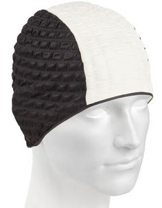 Шапочка для плавания Mad Wave Candy Bubble black/white