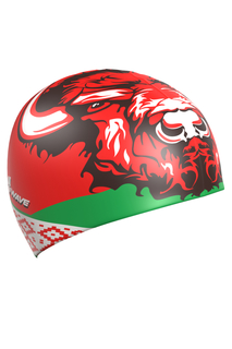 Шапочка для плавания Mad Wave Belarus red