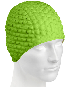 Шапочка для плавания Mad Wave Candy Bubble green