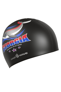 Шапочка для плавания Mad Wave Georgia black