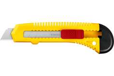 Нож канцелярский STAYER FORCE 0911 упрочненный с сдвижным фиксатором 18 мм