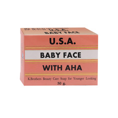 Мыло для лица с AHA-кислотами, обновления кожи U.S.A. BIG M. K.BROTHERS Herbal Soap, 50 г