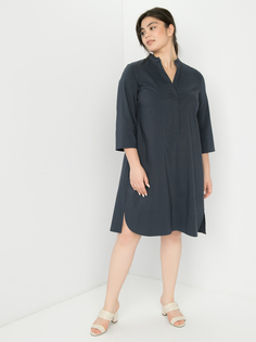 Платье женское SAMOON by GERRY WEBER 880005-21200-8570 синее 46