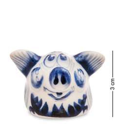 Фигурка Поросенок (Гжельский фарфор) ГЛ-715 113-709091 Арт ист