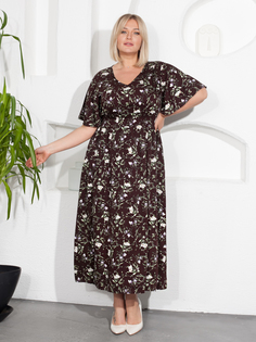 Платье женское Sparada Лара коричневое 52-54 RU