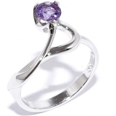Кольцо с аметистами из серебра Silver wings 210590-r-06-84 17,5