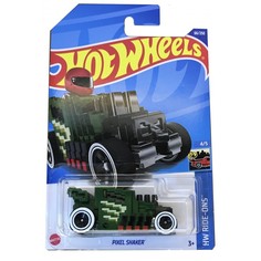 Машинка Hot Wheels коллекционная PIXEL SHAKER зеленый/черный HCY01