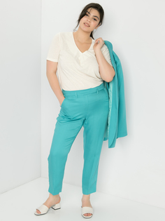 Футболка женская SAMOON by GERRY WEBER 871038-26203-9700 белая 48