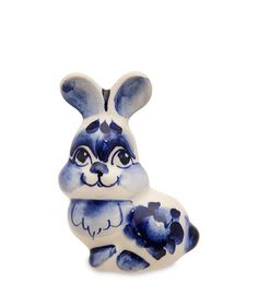 Фигурка "Кролик" (Гжельский фарфор) ГЛ-828 113-7010953 Народные промыслы
