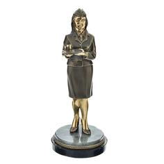 Бронзовая статуэтка «Проводница» Russia The Great