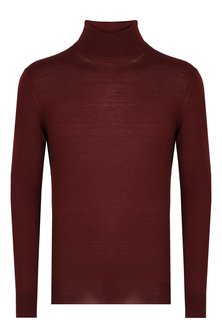 Водолазка мужская Corneliani 117356 бордовая 54 IT