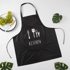 Доляна Фартук Доляна "Kitchen", 70*65 см, 100% п/э