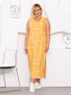 Сарафан женский Sparada Штапельный оранжевый 54 RU