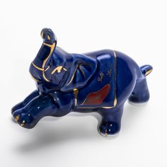 Статуэтка, Raritetus, "Слон ", фарфор, кобальт, золочение, Китай, 1991-2015 гг. Однажды