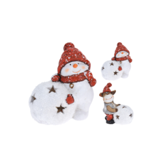 Статуэтка новогодняя с подсветкой Home Collection Red New Year Красный Новый год 1 шт