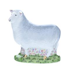 Фарфоровая статуэтка «Овца». Фарфор Вербилки