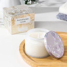 Свеча ароматическая в банке "ORCHID", 5х7 см, орхидея Богатство Аромата