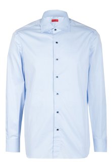 Рубашка мужская ISAIA 98648 голубая 39