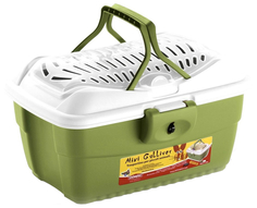 Переноска для животных Stefanplast MINI Gulliver 30x40x24см 303929 зеленый