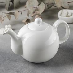 Wilmax England Чайник заварочный Olivia «Классика», 1,1 л, цвет белый