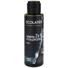 Гель для душа и шампунь Ecoltier Eclu 2в1 Грейпфрут & Вербена мужской 100 мл Ecolatier